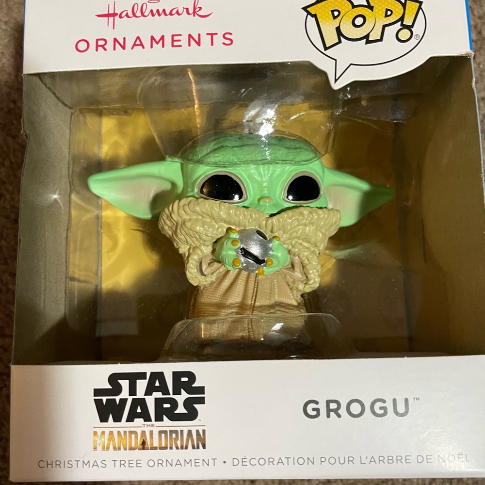 Funko Pop Star Wars Grogu. Holiday Ornament